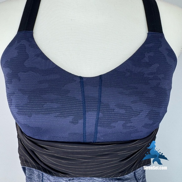 1139 lululemon Run For Gold Tank - Size 6 - Heathered Deep Navy - Picture 7 of 15